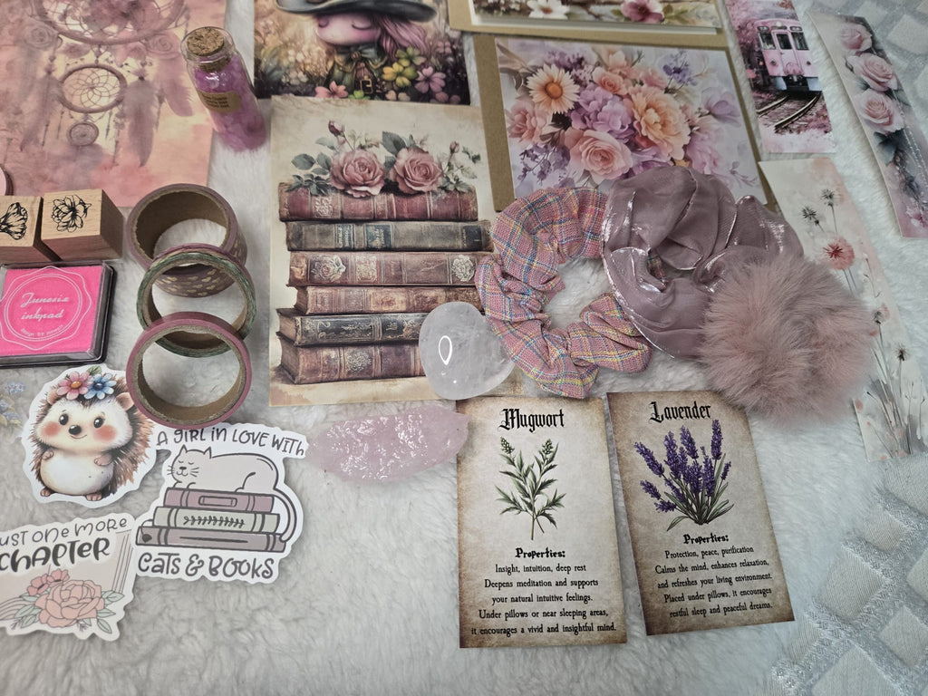 🌸 Blushing Pages Bookish & Junk Journal Bundle