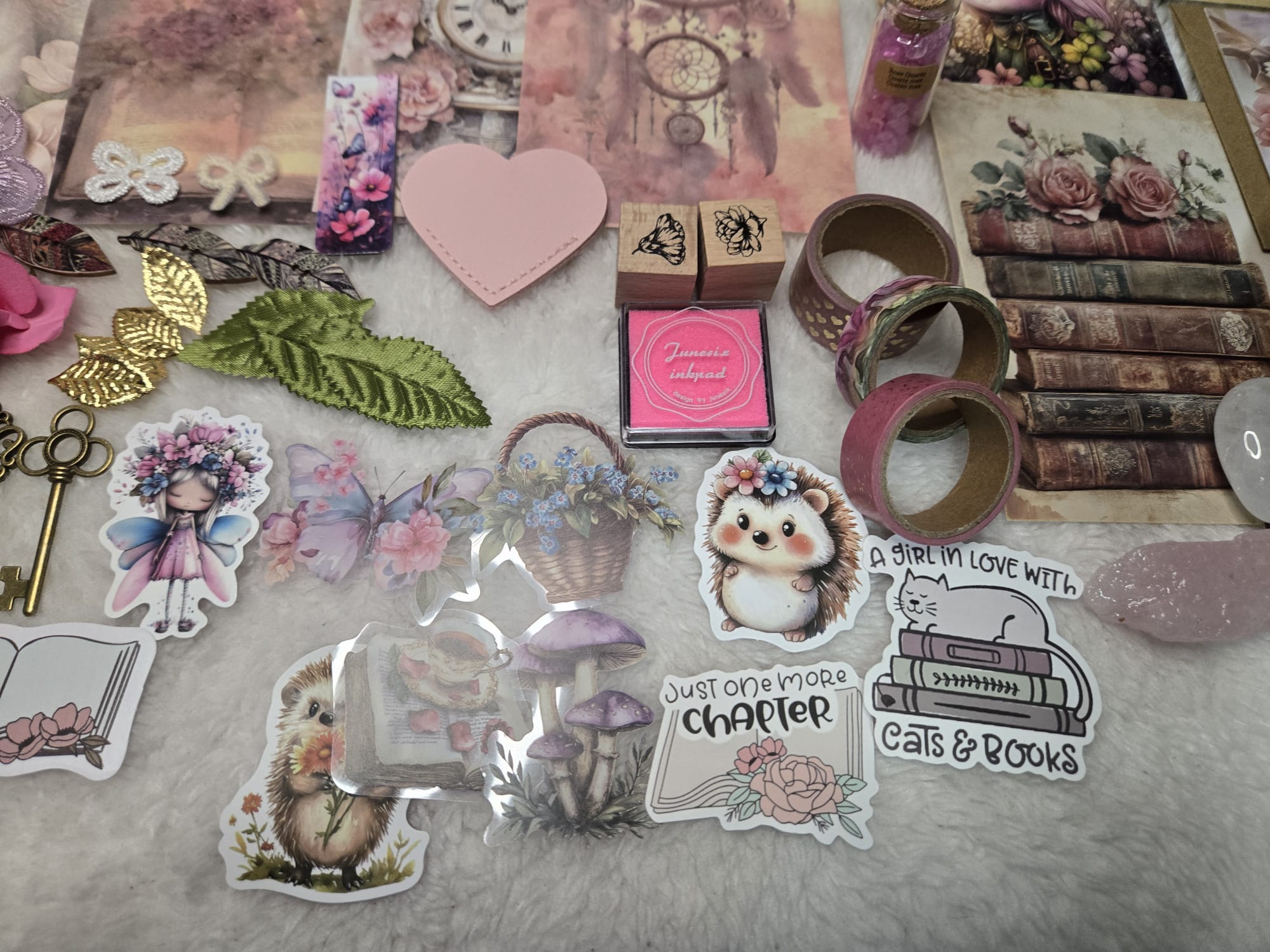 🌸 Blushing Pages Bookish & Junk Journal Bundle