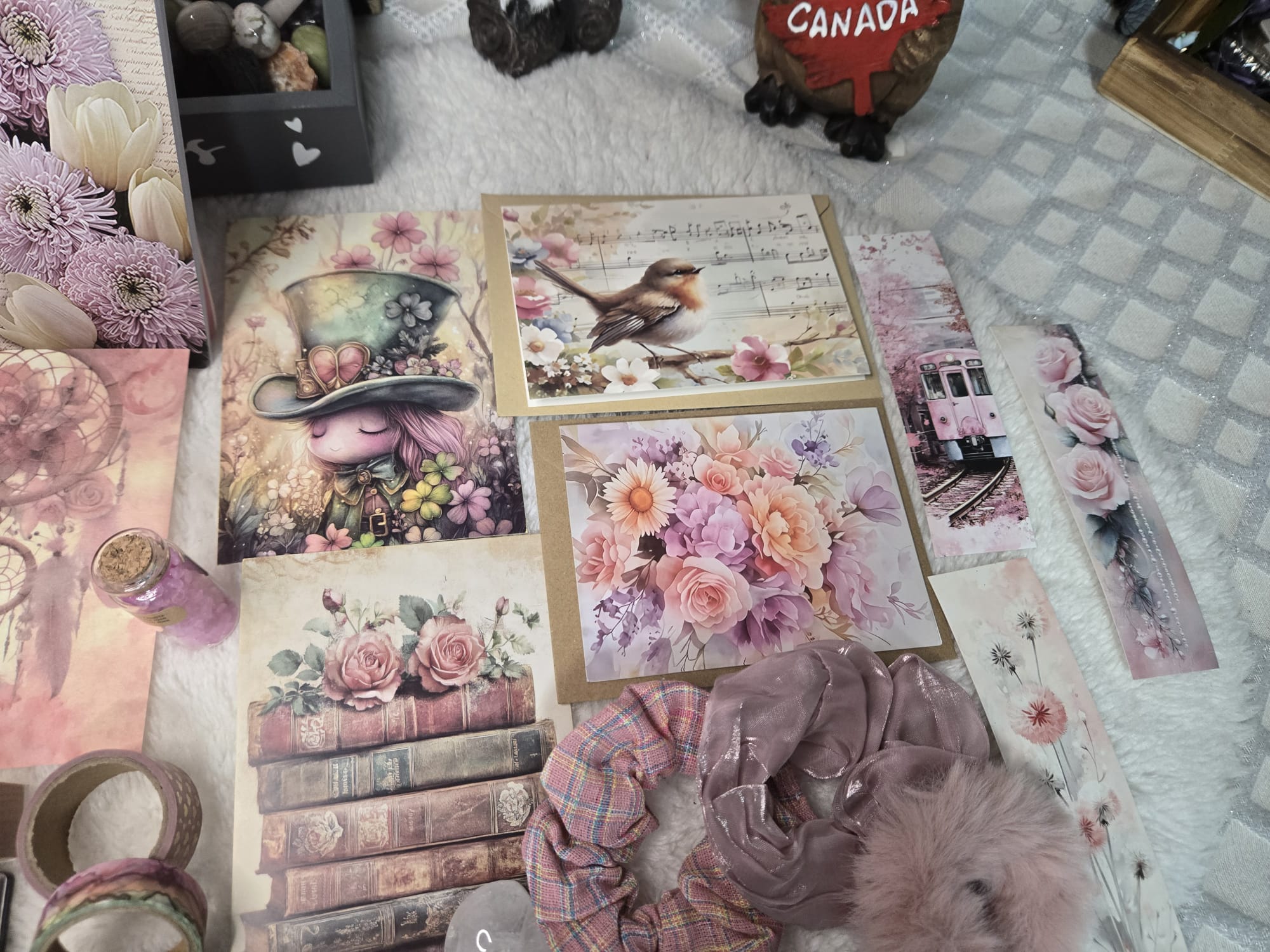 🌸 Blushing Pages Bookish & Junk Journal Bundle