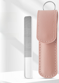 Glass Nail File with Leather Case – Manicure & Polishing Tool