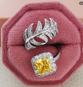 Silver Sparkle Adjustable Ring Collection – 5 Styles
