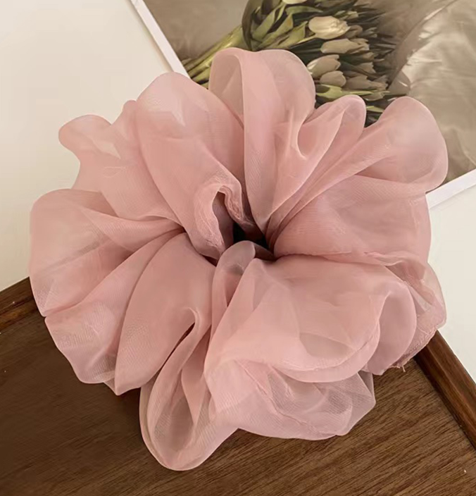 Luxe Oversized Organza Scrunchies – Lightweight & Elegant Hair Ties