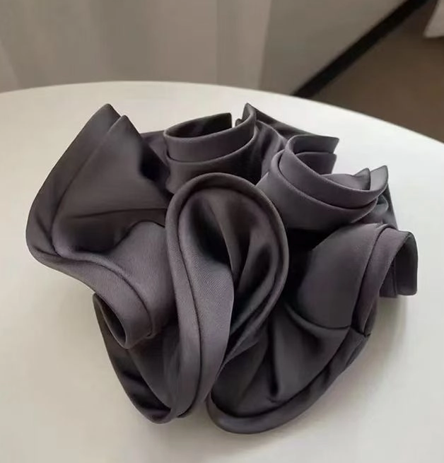 Premium Satin Silk Scrunchies – Oversized Hair Tie (Multiple Colors)