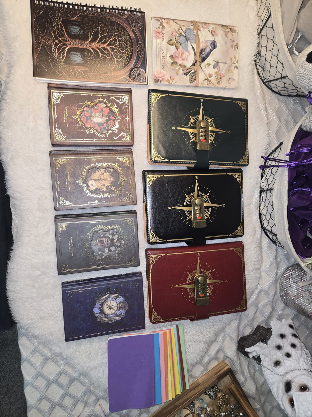Lockable Vintage Password Journal Bundle Gift Set