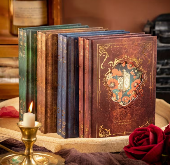 Vintage Aesthetic Junk Journal Notebook Bundle Gift Set