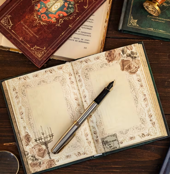 Vintage Aesthetic Junk Journal Notebook Bundle Gift Set