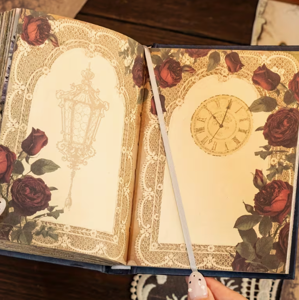 Vintage Aesthetic Junk Journal Notebook Bundle Gift Set