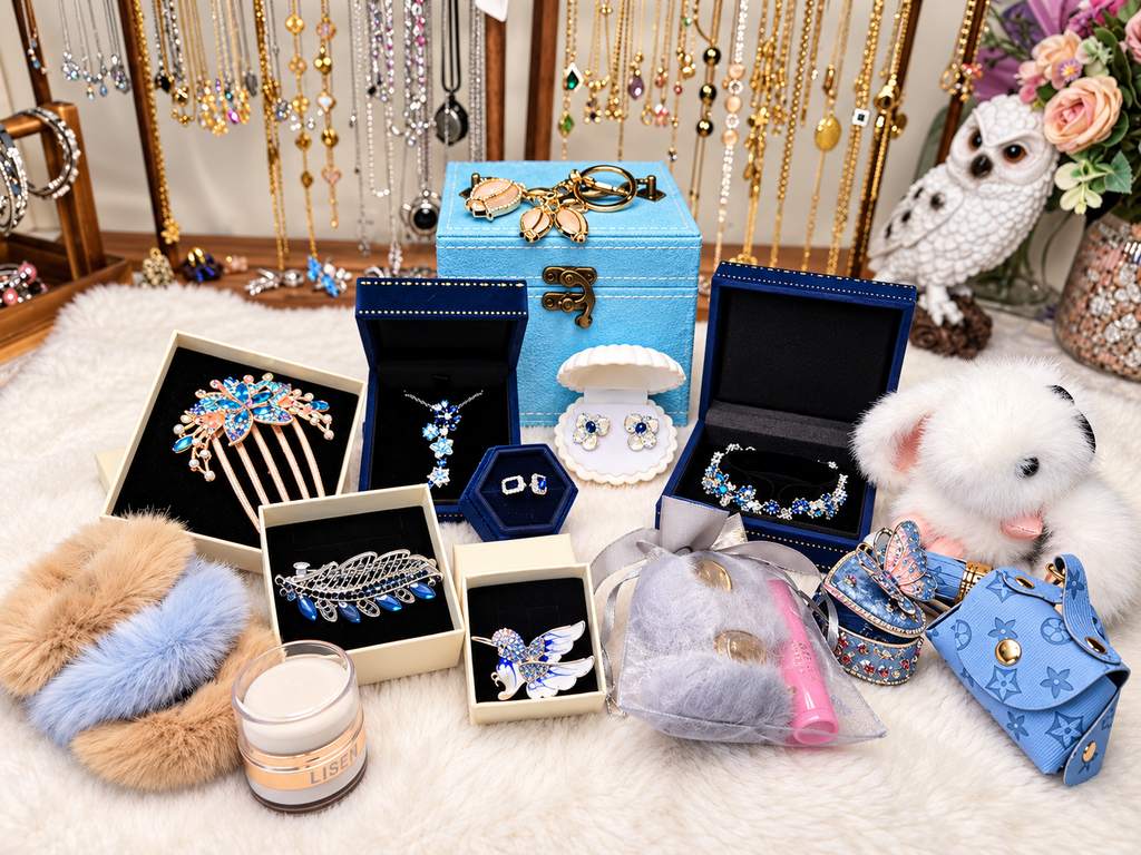 Blue Blossom Luxury Jewelry & Treasures Gift Set.