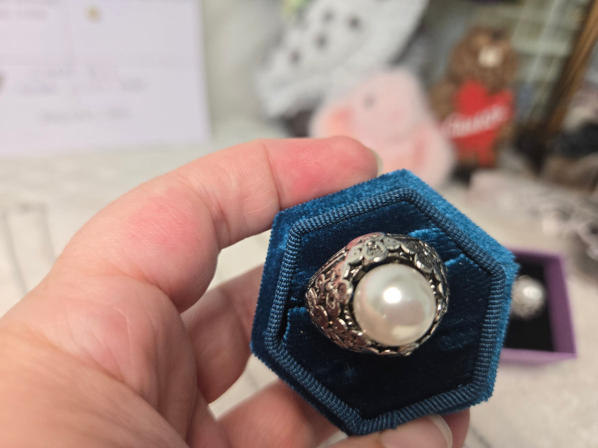 Vintage Pearl Statement Ring