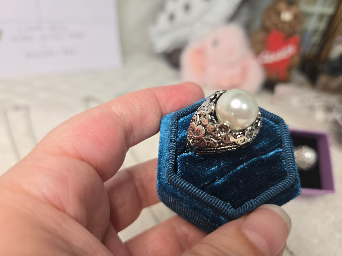 Vintage Pearl Statement Ring
