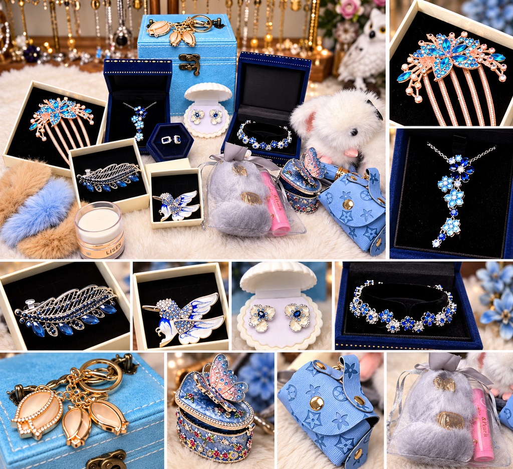 Blue Blossom Luxury Jewelry & Treasures Gift Set.