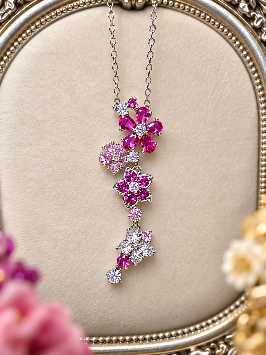 🌸 Pink Blossom Sterling Silver Jewelry Collection - From $29.95