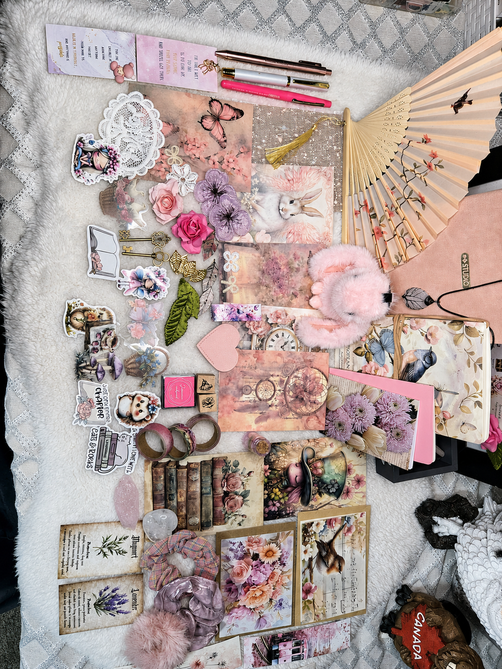 🌸 Blushing Pages Bookish & Junk Journal Bundle