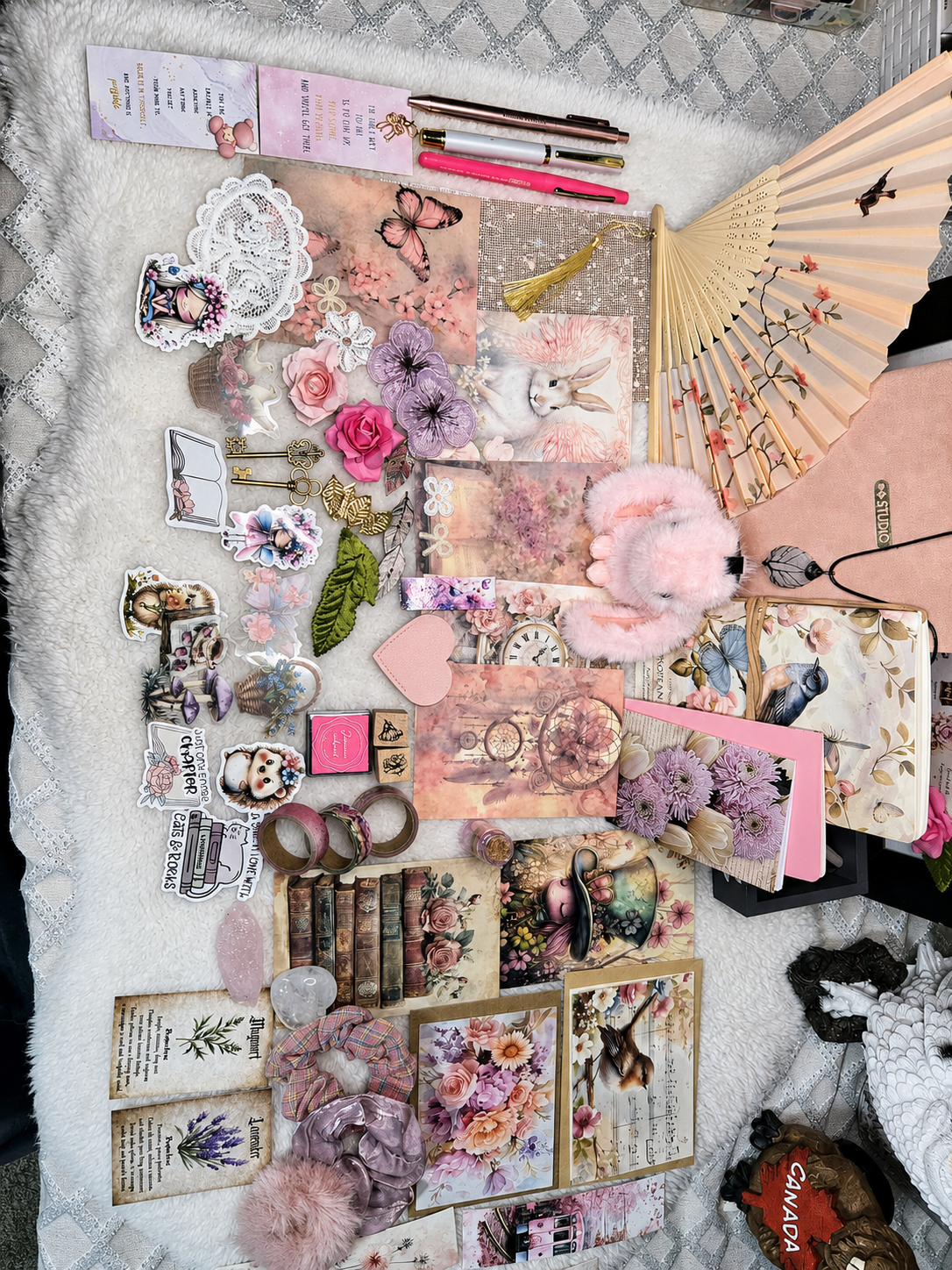 🌸 Blushing Pages Bookish & Junk Journal Bundle